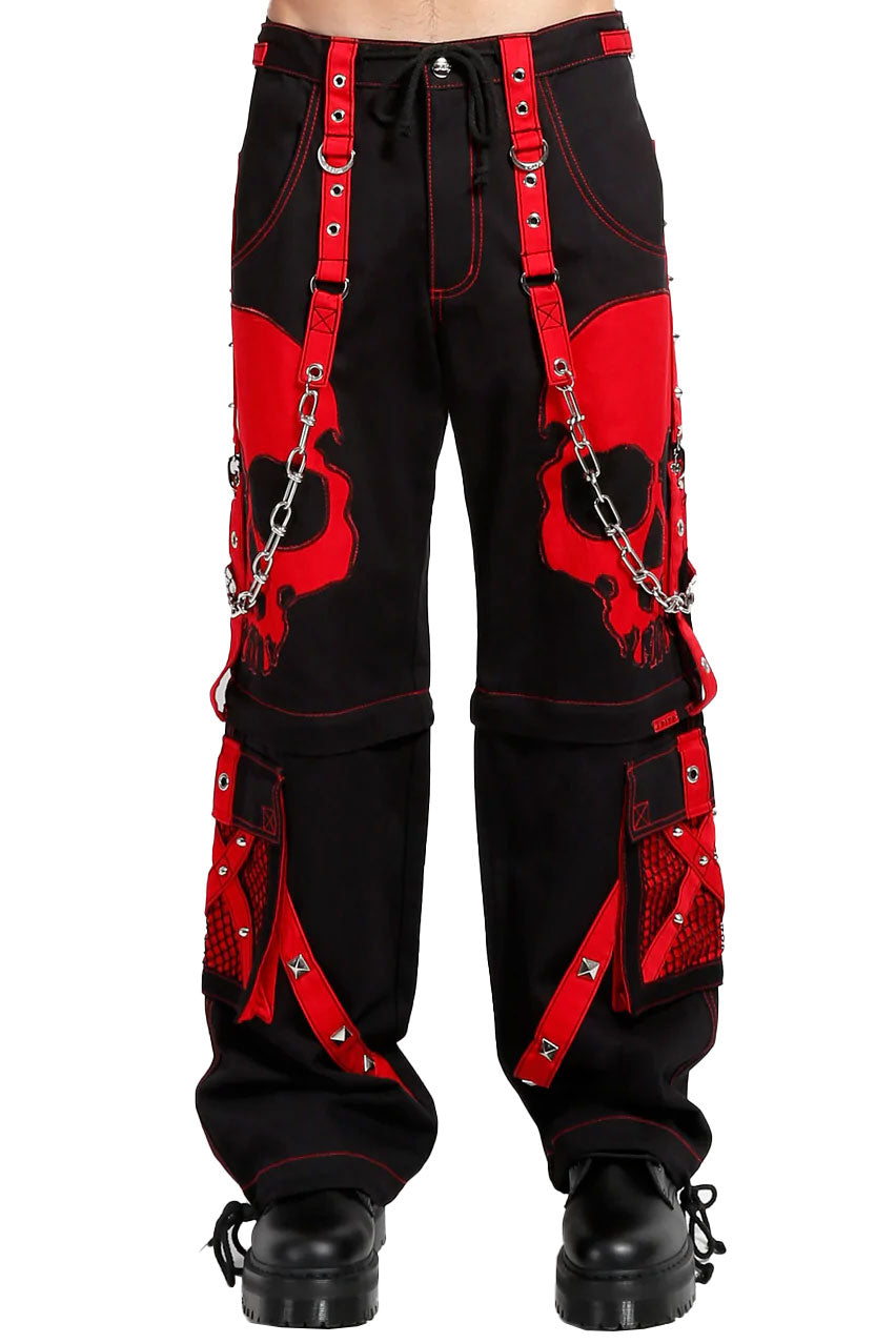 Tripp Nyc Scare Pants [Black/Red] S — Mens Pants Tripp Nyc